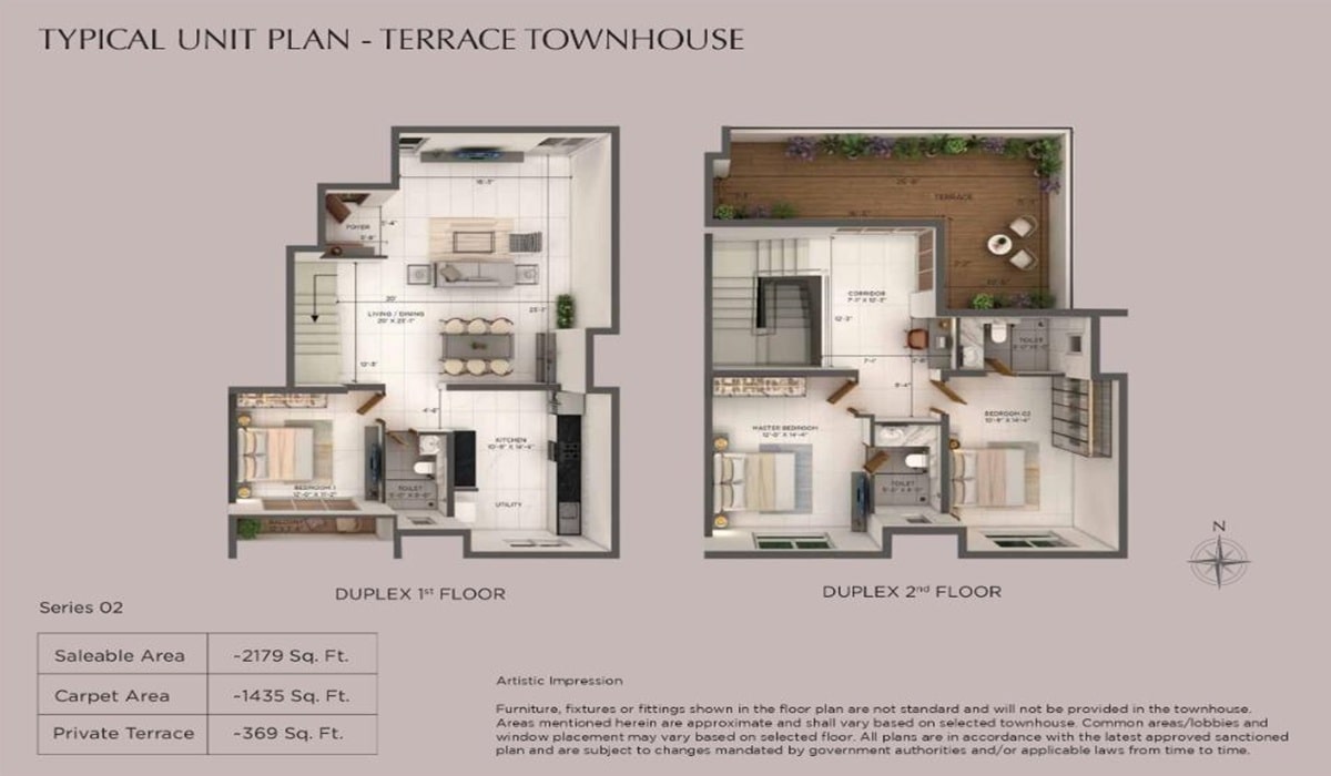 Provident Deansgate 3BHK Grand Floor Plan