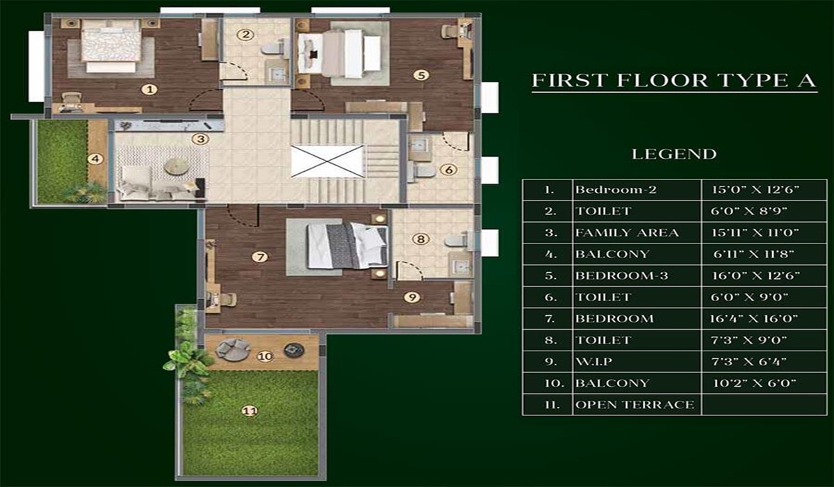 Purva Sparkling Springs villas Bannerghatta Road, Bangalore Floor Plan