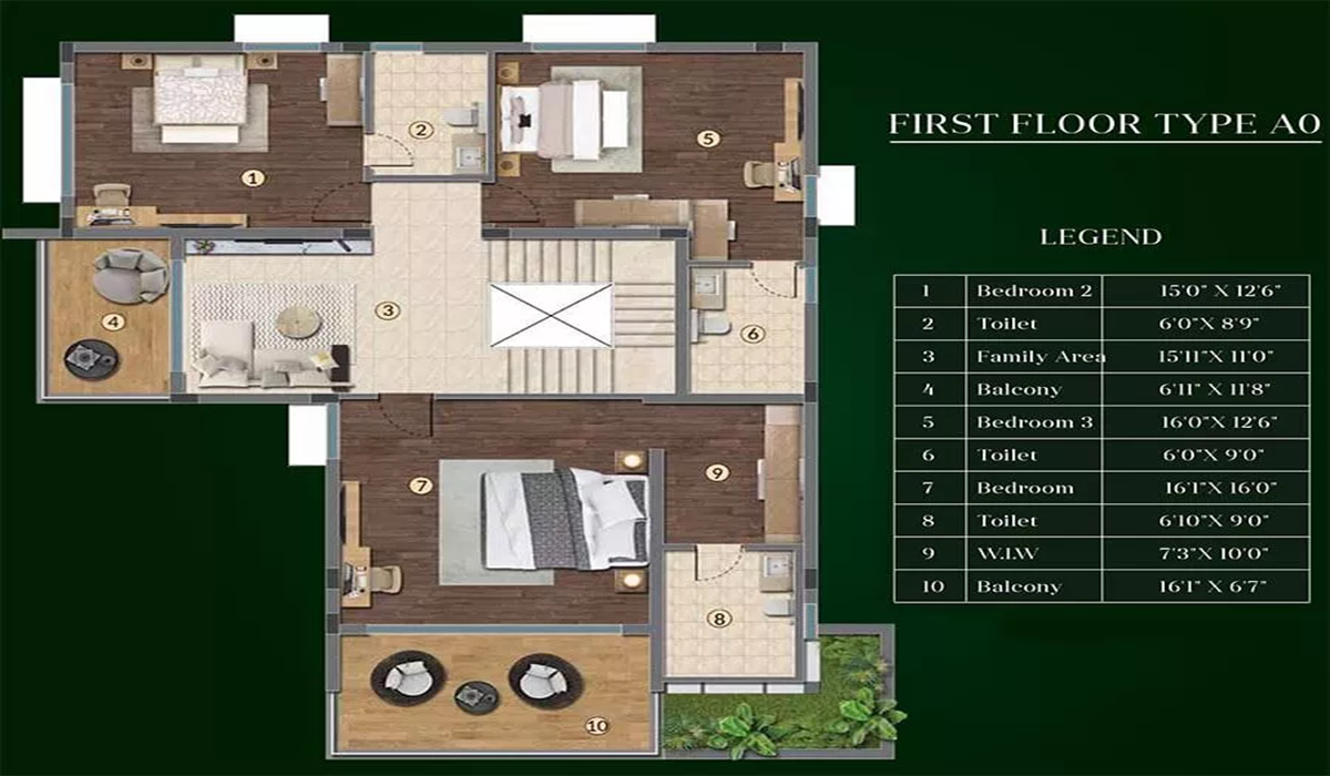 Purva Sparkling Springs villas Bannerghatta Road, Bangalore Floor Plan