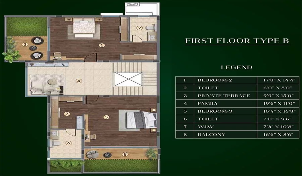 Purva Sparkling Springs villas Bannerghatta Road, Bangalore Floor Plan