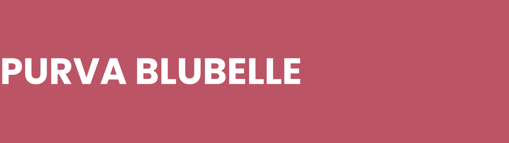 Purva BluBelle Logo